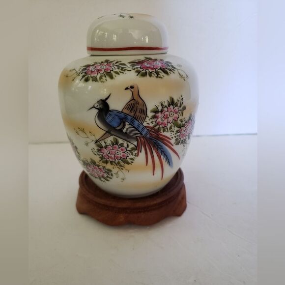 Ginger Jar w/Stand  - Picture 2 of 11